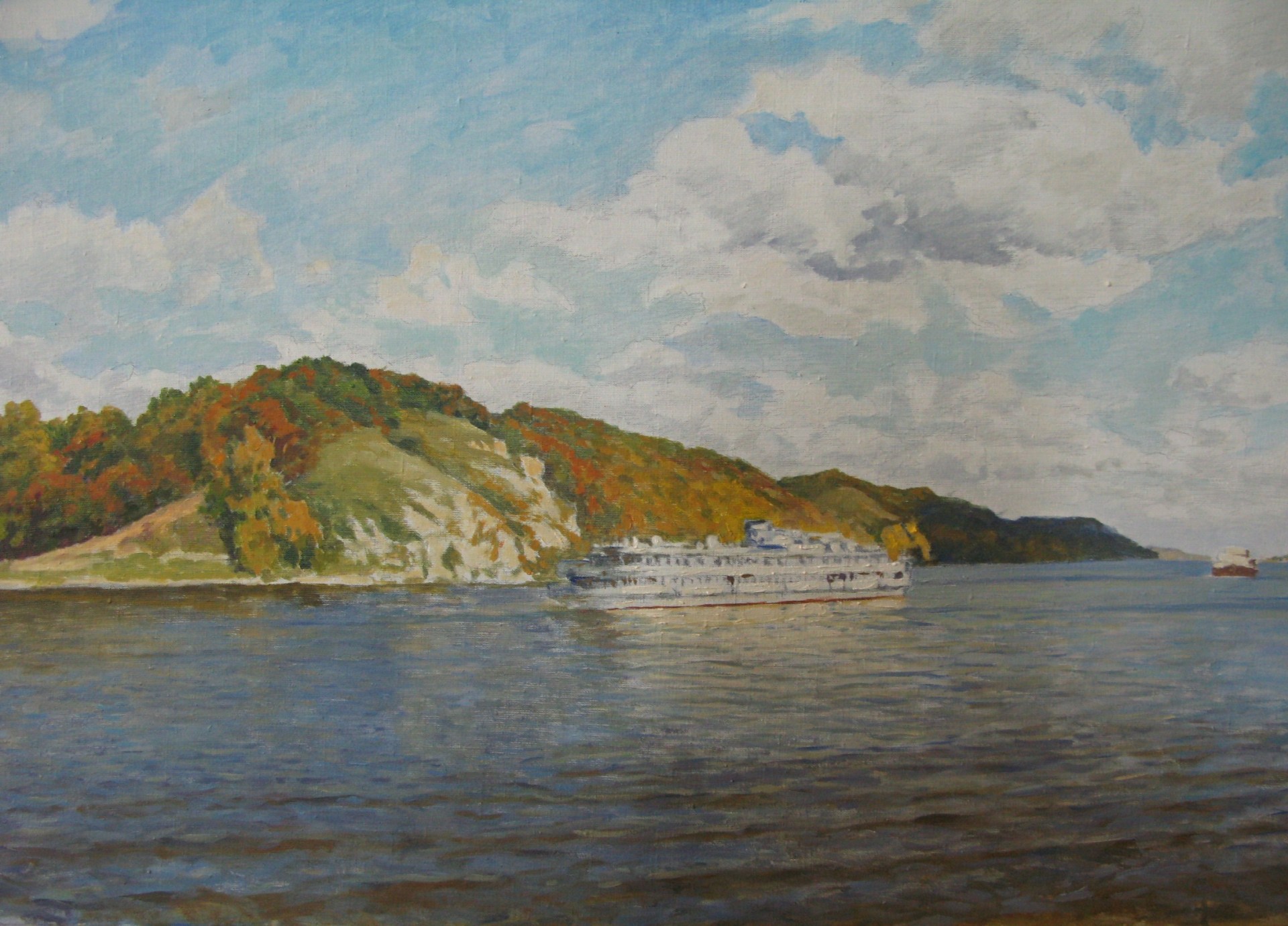Волга, солнечная осень